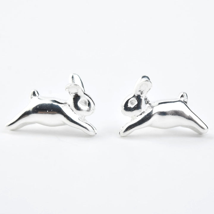 Bunny Studs in Sterling Silver - Goldmakers Fine Jewelry