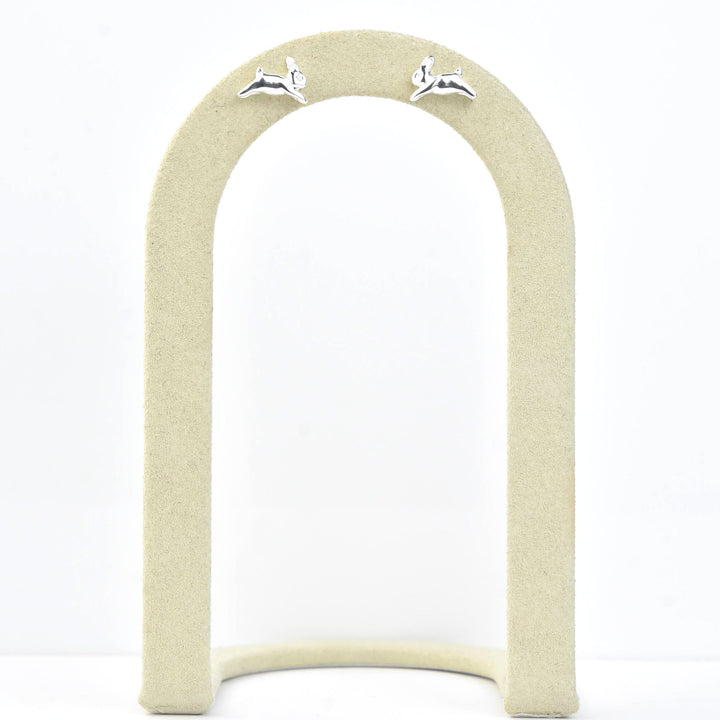 Bunny Studs in Sterling Silver - Goldmakers Fine Jewelry
