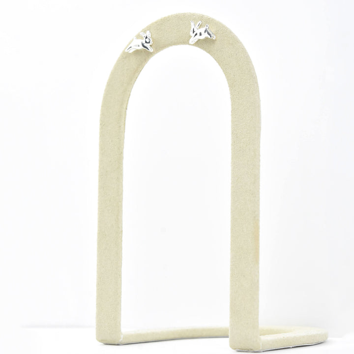 Bunny Studs in Sterling Silver - Goldmakers Fine Jewelry
