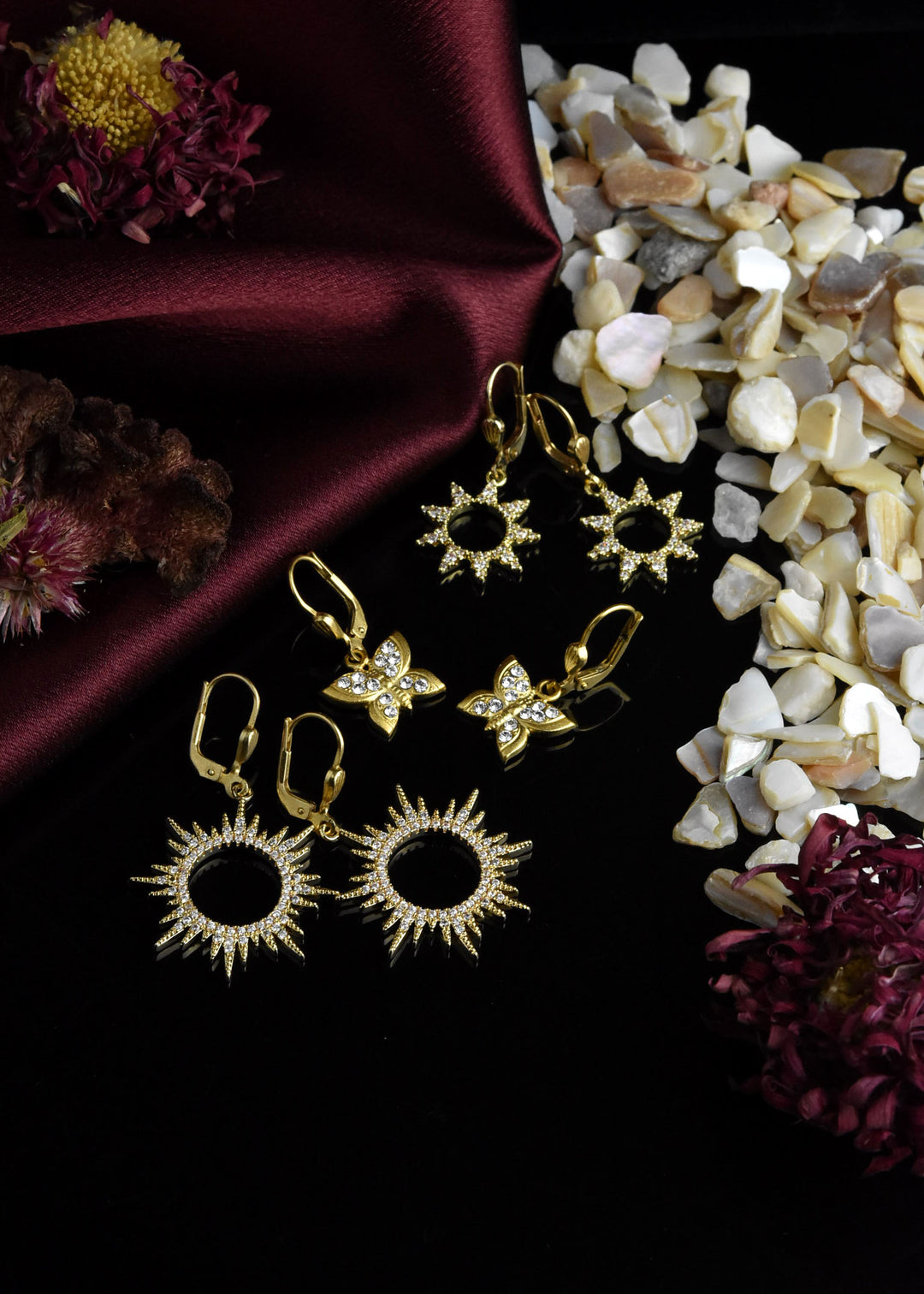 Crystal Butterfly Drops