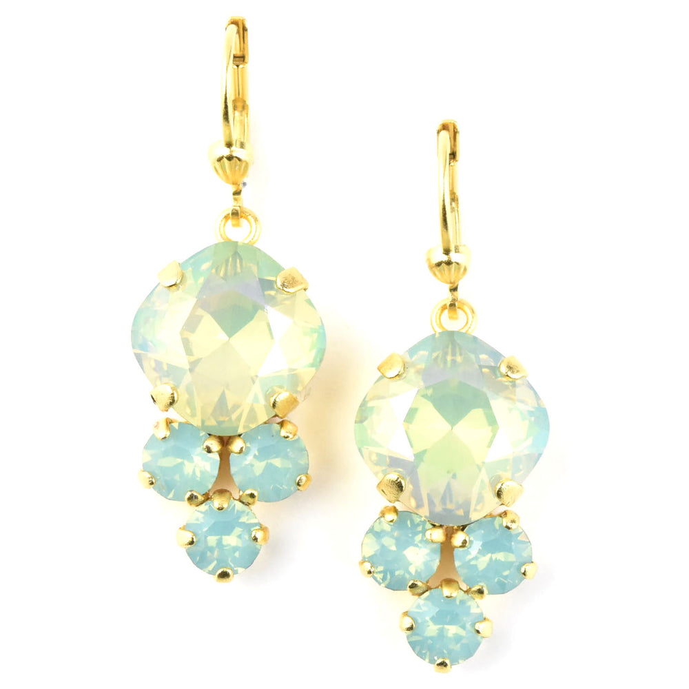 Byzantine Crystal Earrings - Goldmakers Fine Jewelry