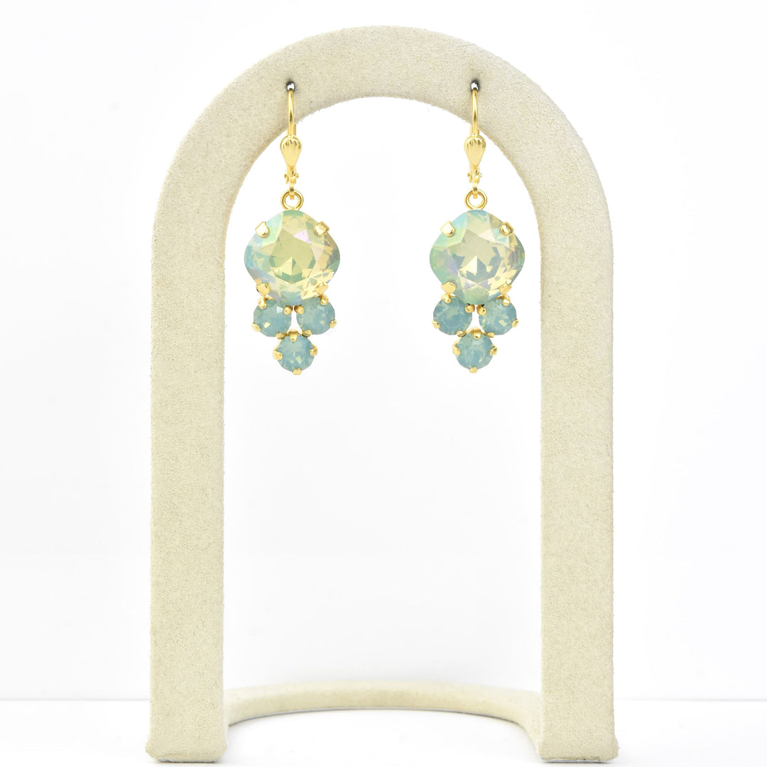 Byzantine Crystal Earrings - Goldmakers Fine Jewelry