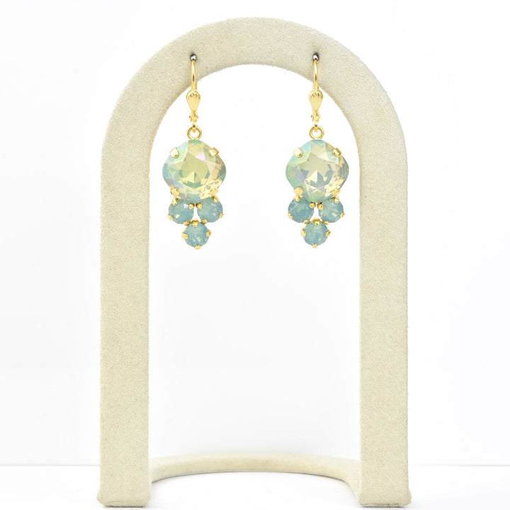 Byzantine Crystal Earrings - Goldmakers Fine Jewelry
