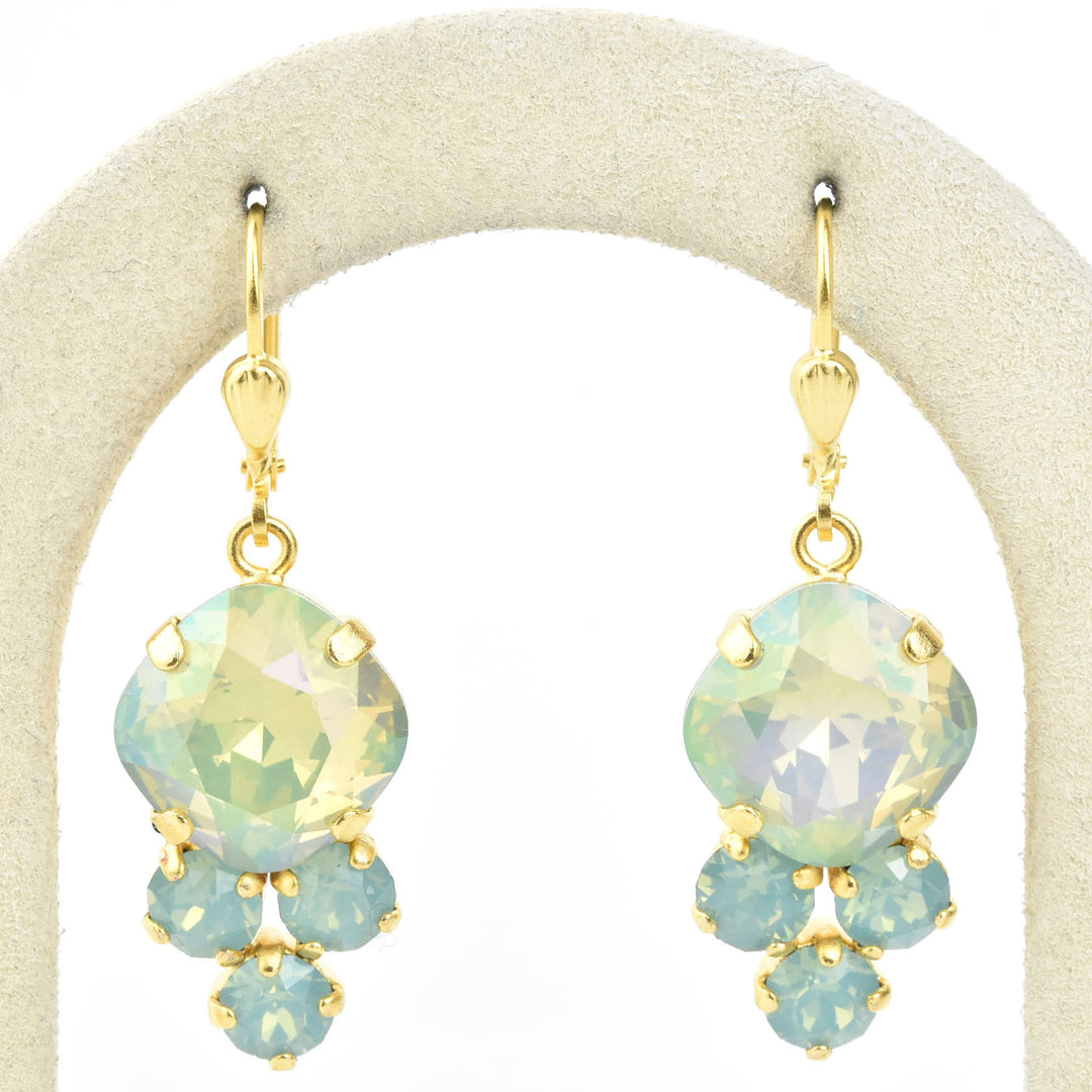 Byzantine Crystal Earrings - Goldmakers Fine Jewelry