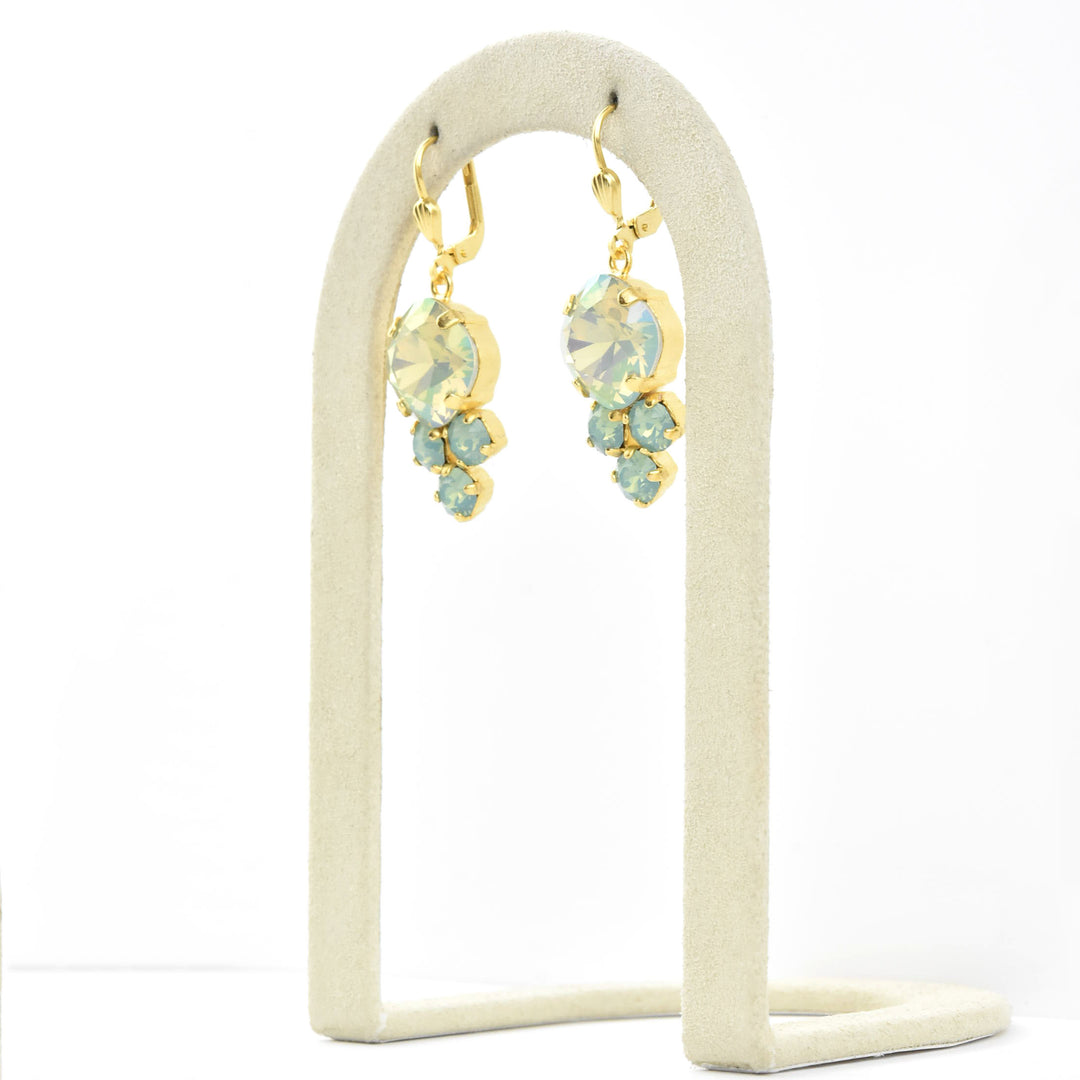 Byzantine Crystal Earrings - Goldmakers Fine Jewelry