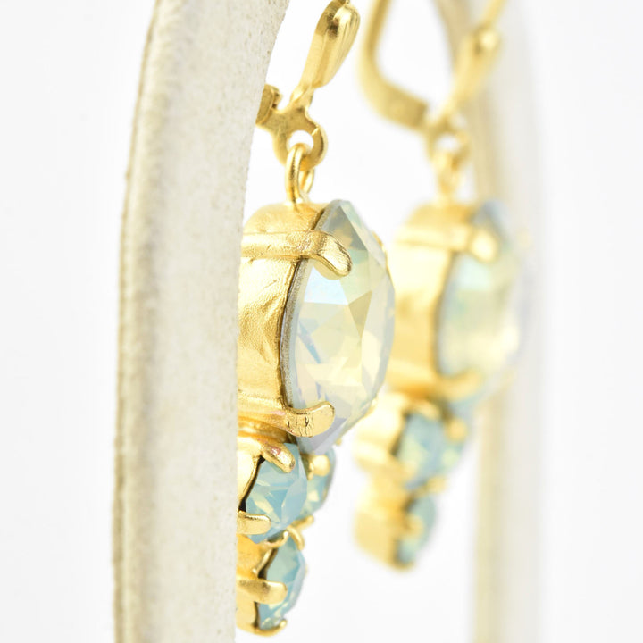 Byzantine Crystal Earrings - Goldmakers Fine Jewelry