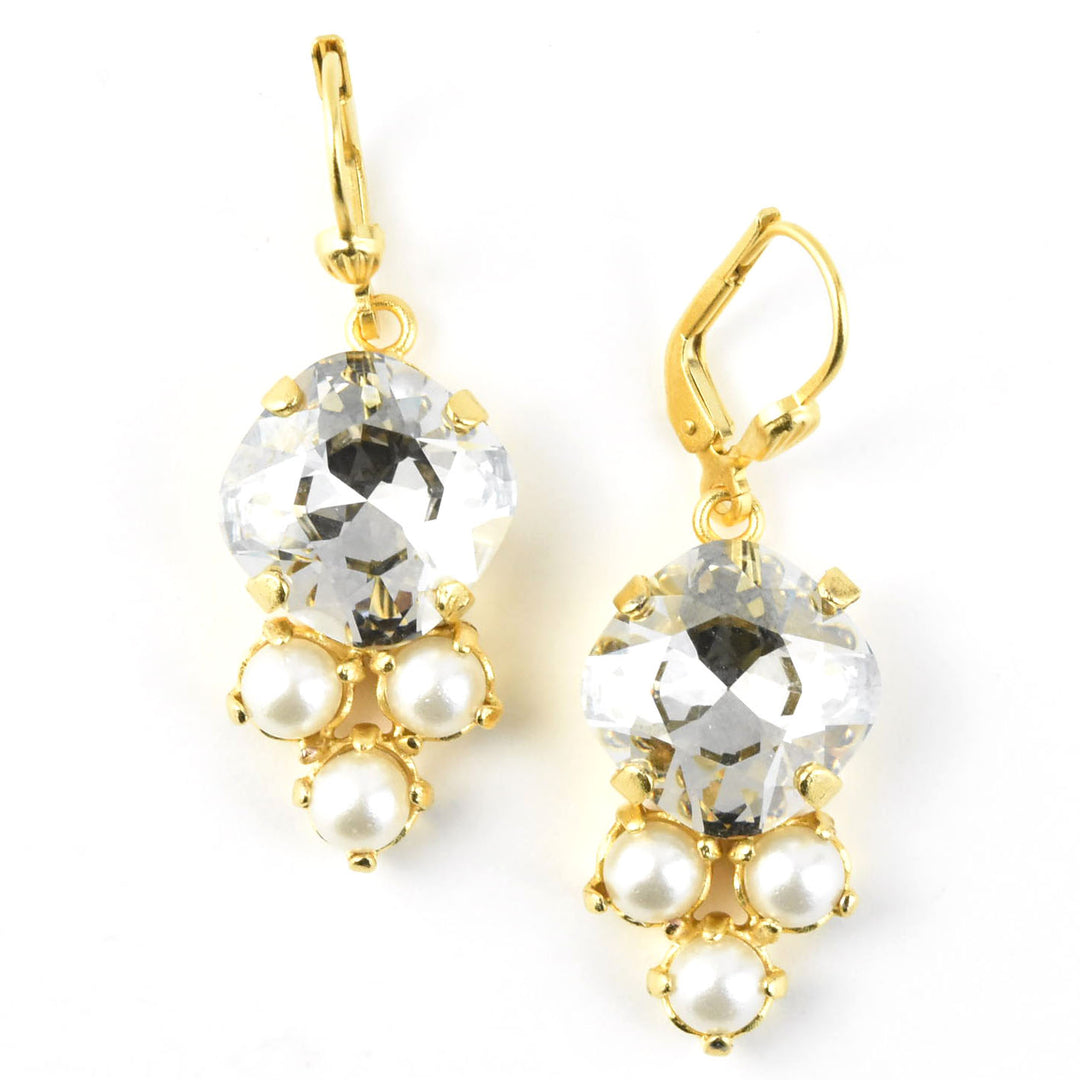 Byzantine Crystal Earrings - Goldmakers Fine Jewelry