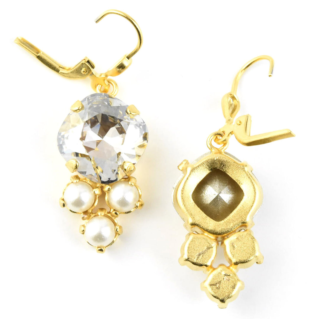 Byzantine Crystal Earrings - Goldmakers Fine Jewelry