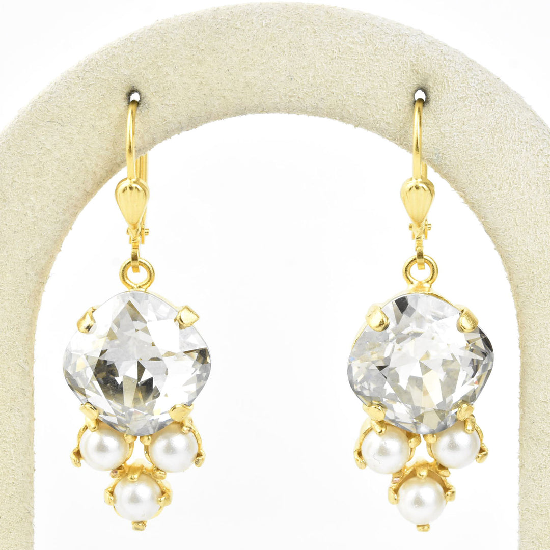 Byzantine Crystal Earrings - Goldmakers Fine Jewelry