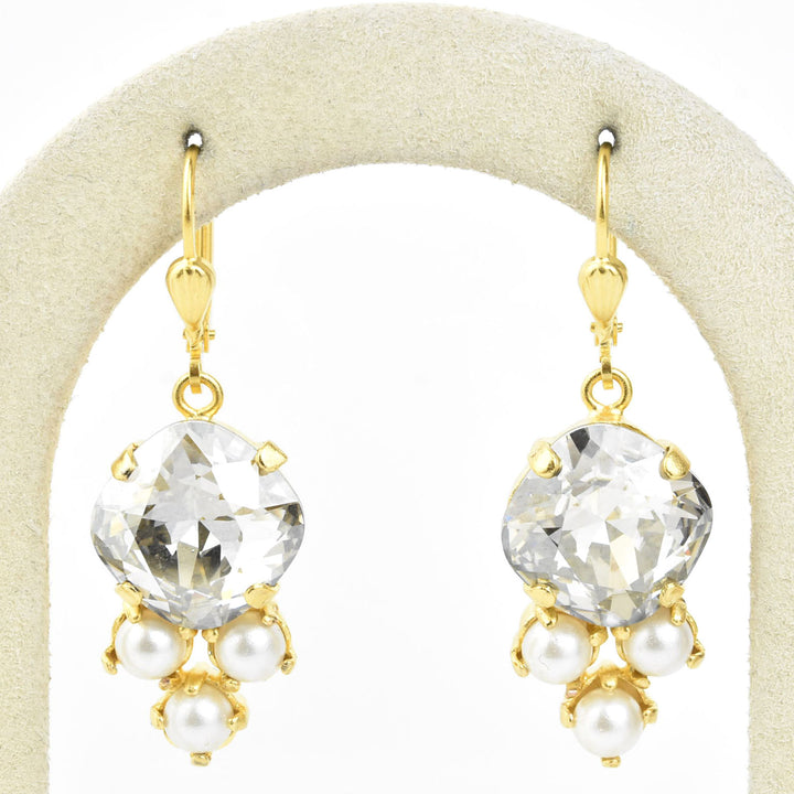 Byzantine Crystal Earrings - Goldmakers Fine Jewelry
