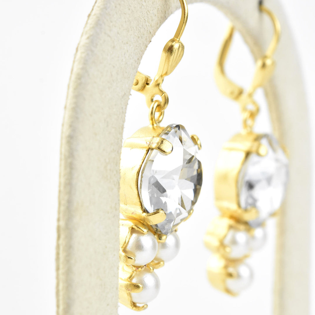 Byzantine Crystal Earrings - Goldmakers Fine Jewelry