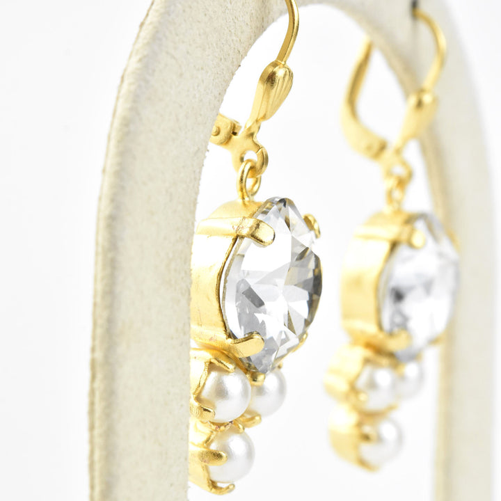 Byzantine Crystal Earrings - Goldmakers Fine Jewelry