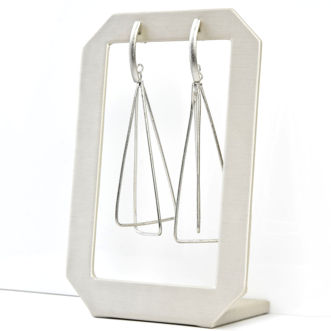 Lightweight 3D earrings - Goldmakers Fine Jewelry