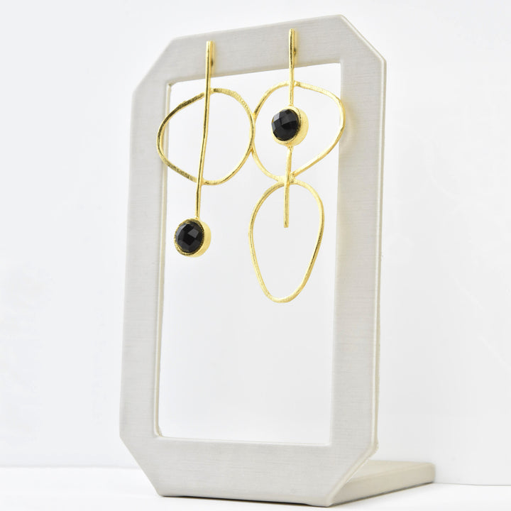 Miro Earrings in Gold Tone - Goldmakers Fine Jewelry