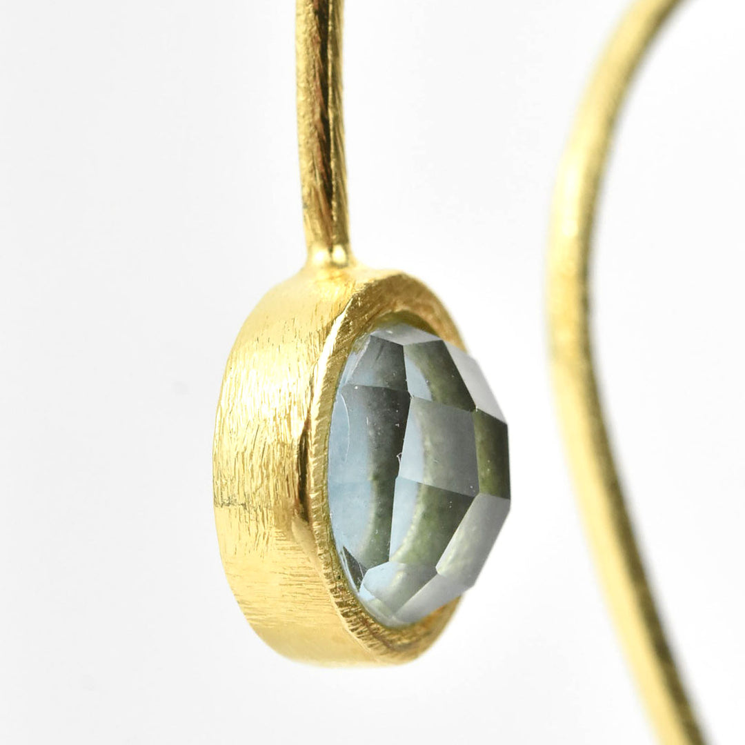 Miro Earrings in Gold Tone - Goldmakers Fine Jewelry