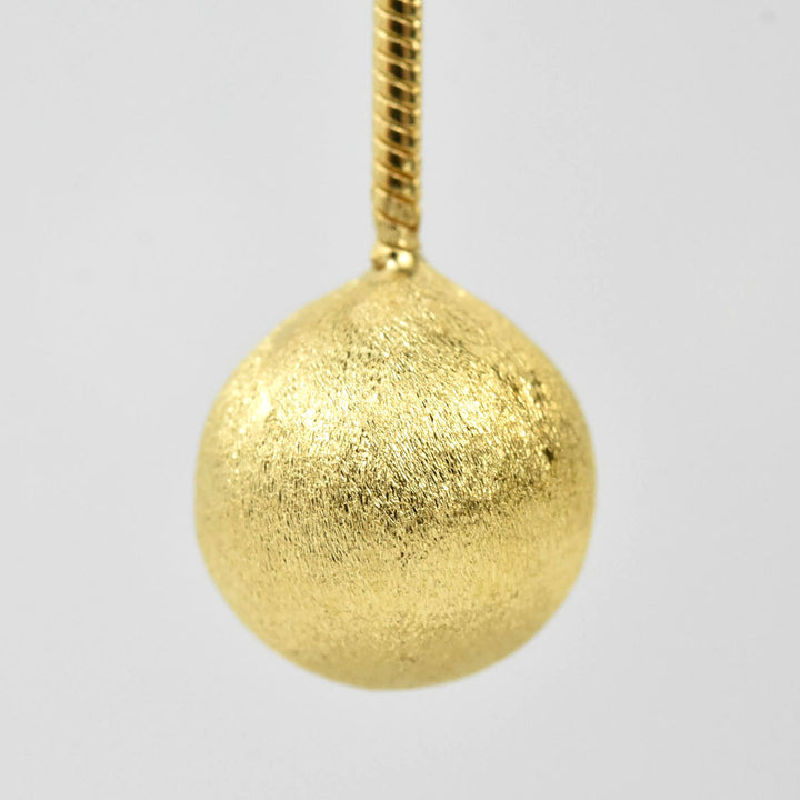 Ball Chain Drop Earrings - Goldmakers Fine Jewelry