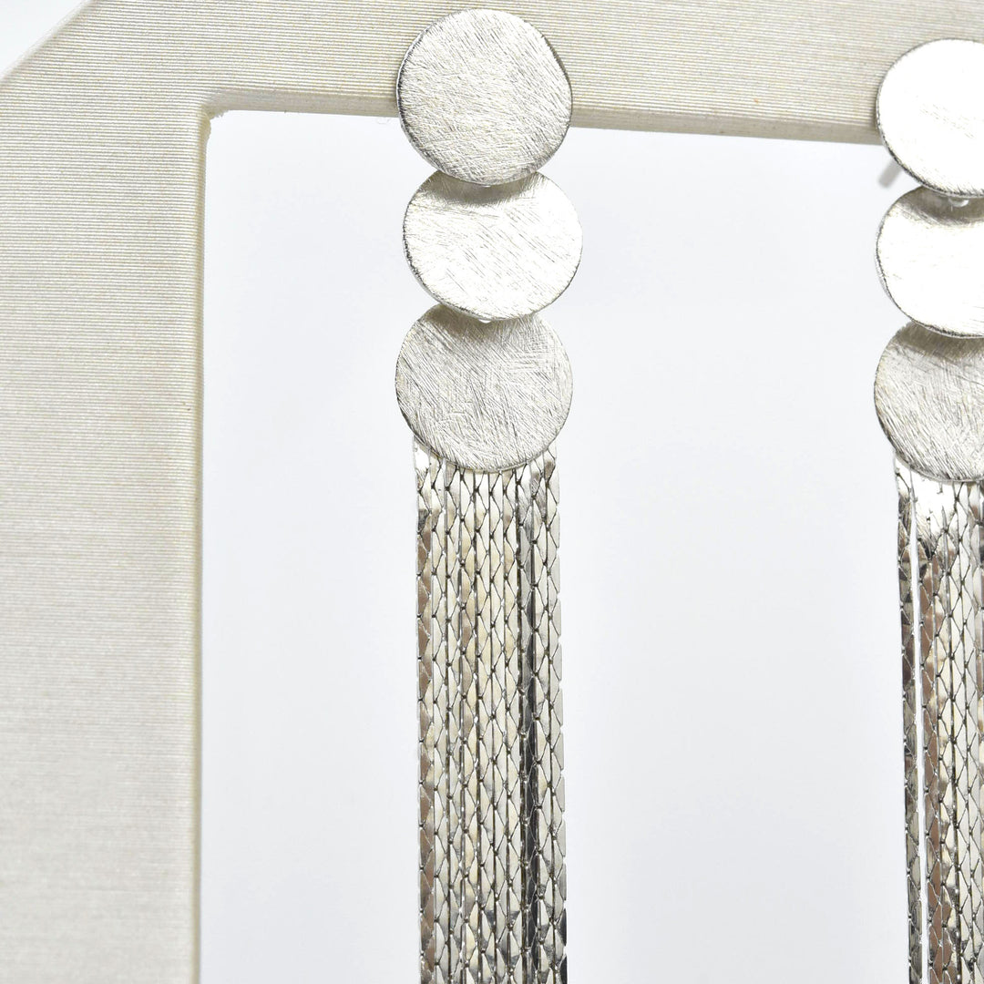 Metallic Tassel Earrings - Goldmakers Fine Jewelry