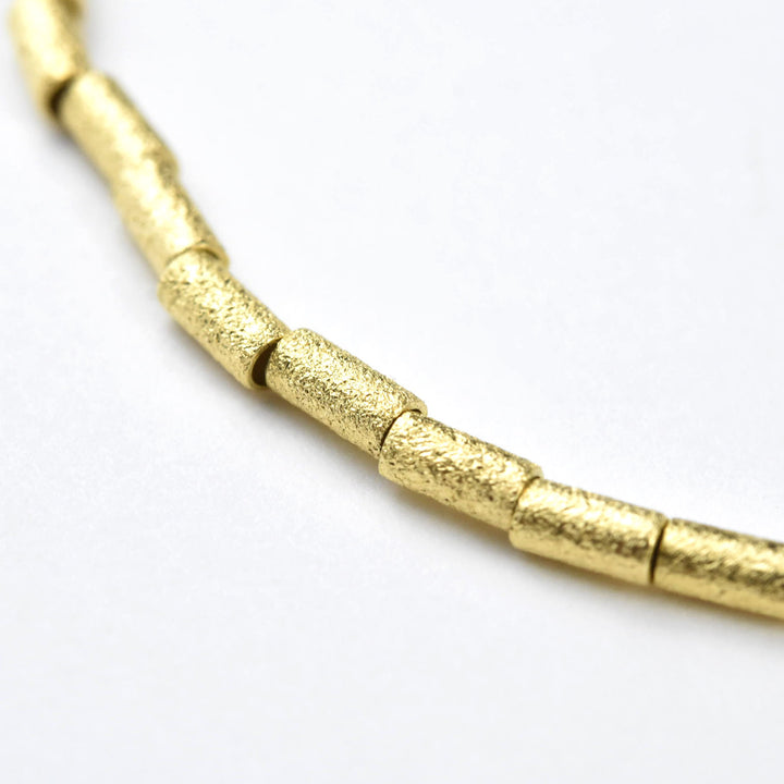 Golden Beaded Chain Necklace - Goldmakers Fine Jewelry