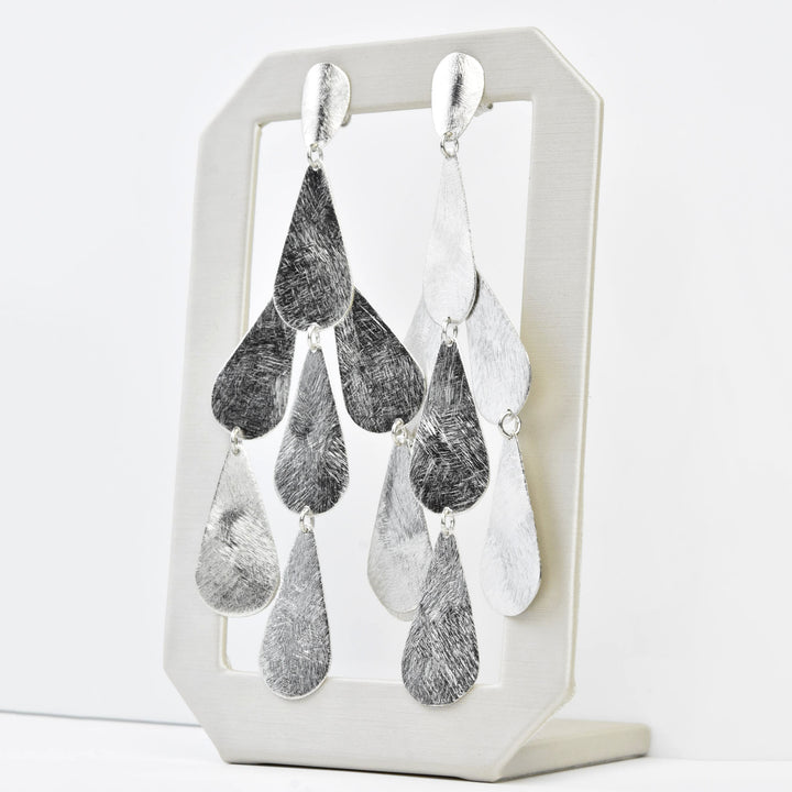 Large Cascading Rain Earrings - Goldmakers Fine Jewelry