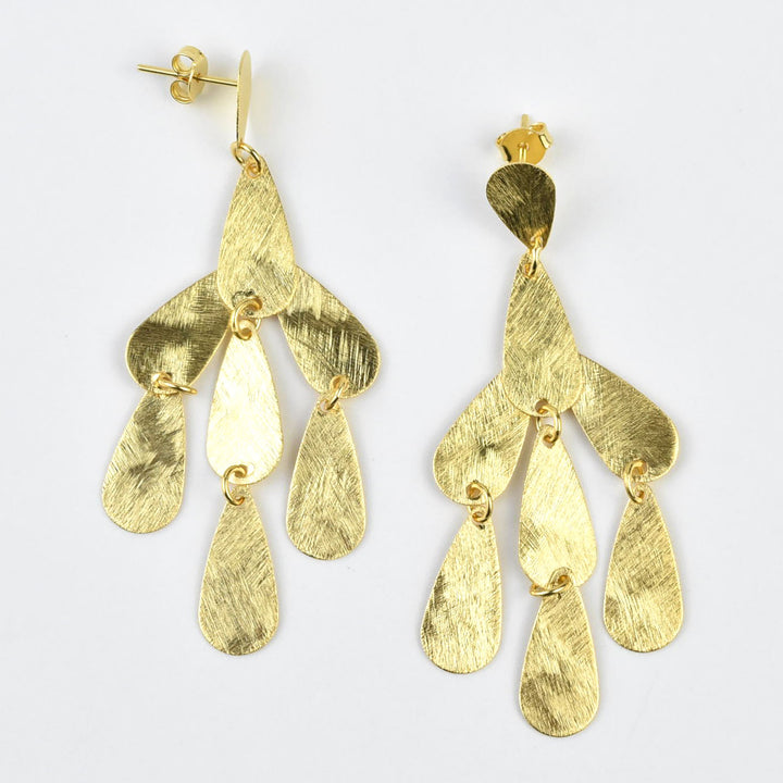 Small Cascading Rain Earrings - Goldmakers Fine Jewelry