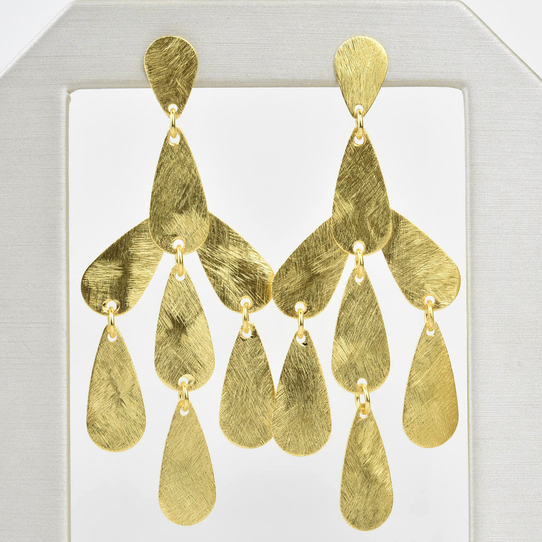 Small Cascading Rain Earrings - Goldmakers Fine Jewelry