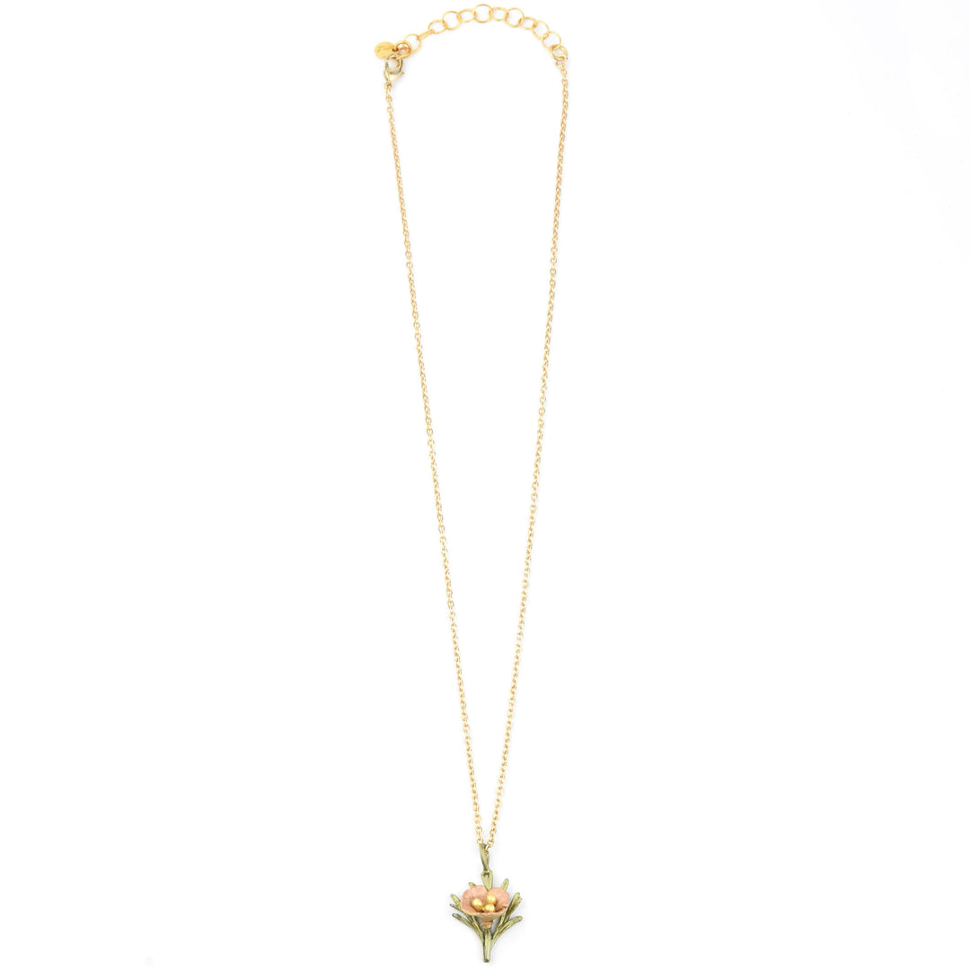 California Poppy Necklace