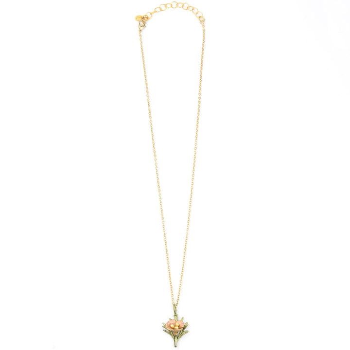 California Poppy Necklace