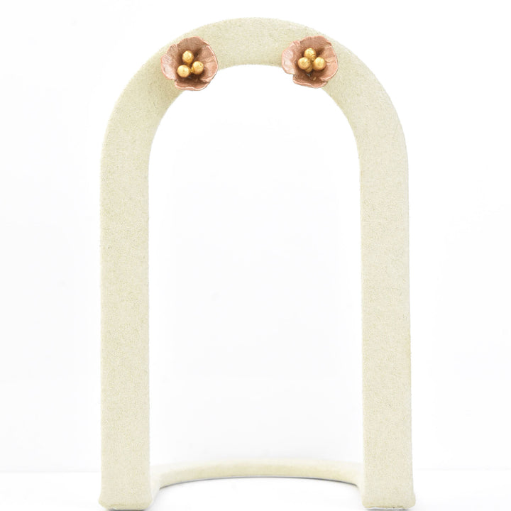 California Poppy Studs