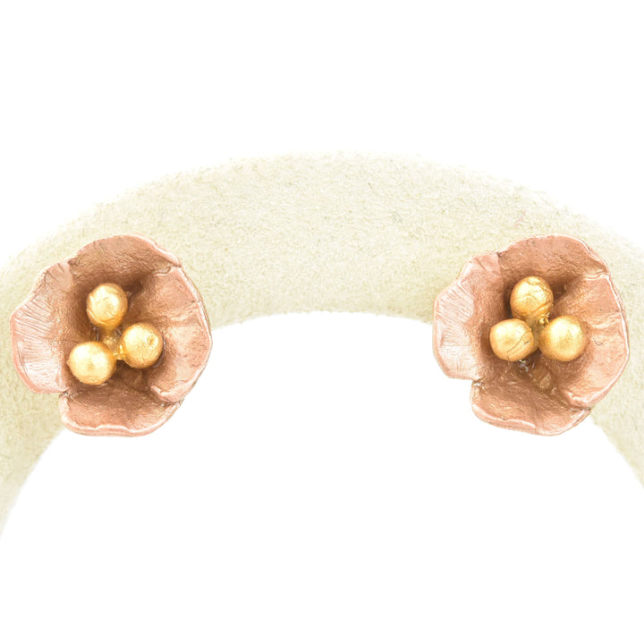 California Poppy Studs