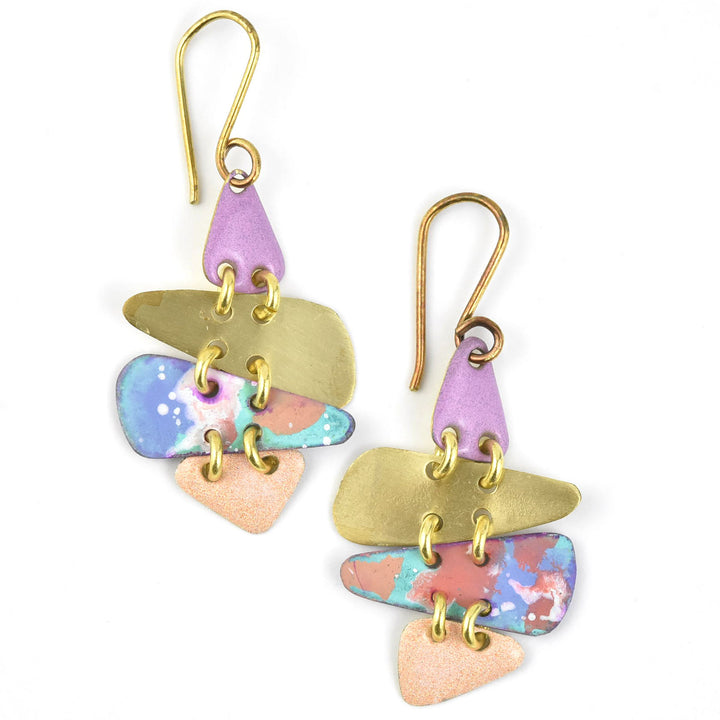 Camino XS Earrings in Mix Rose - Goldmakers Fine Jewelry