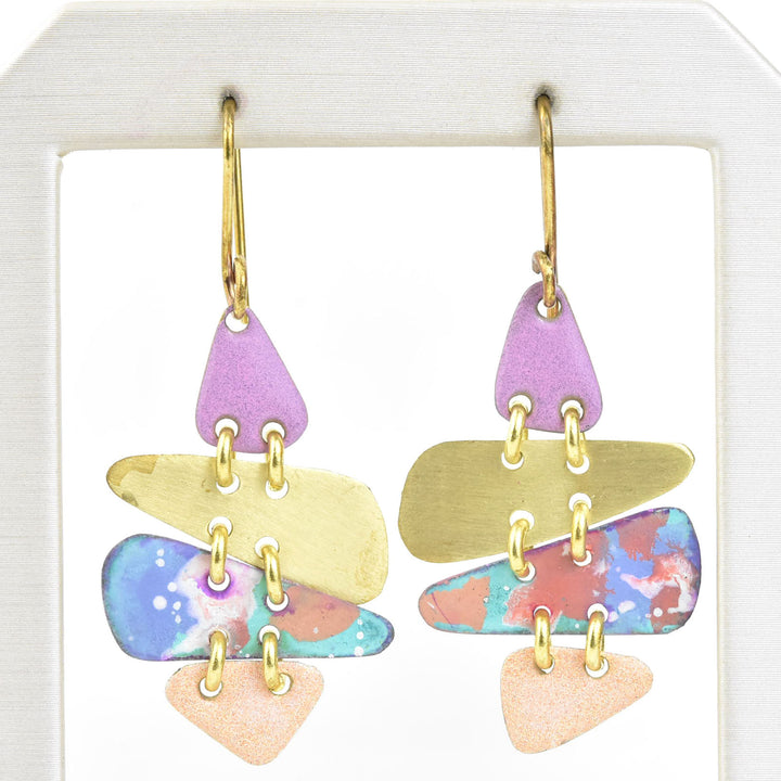 Camino XS Earrings in Mix Rose - Goldmakers Fine Jewelry