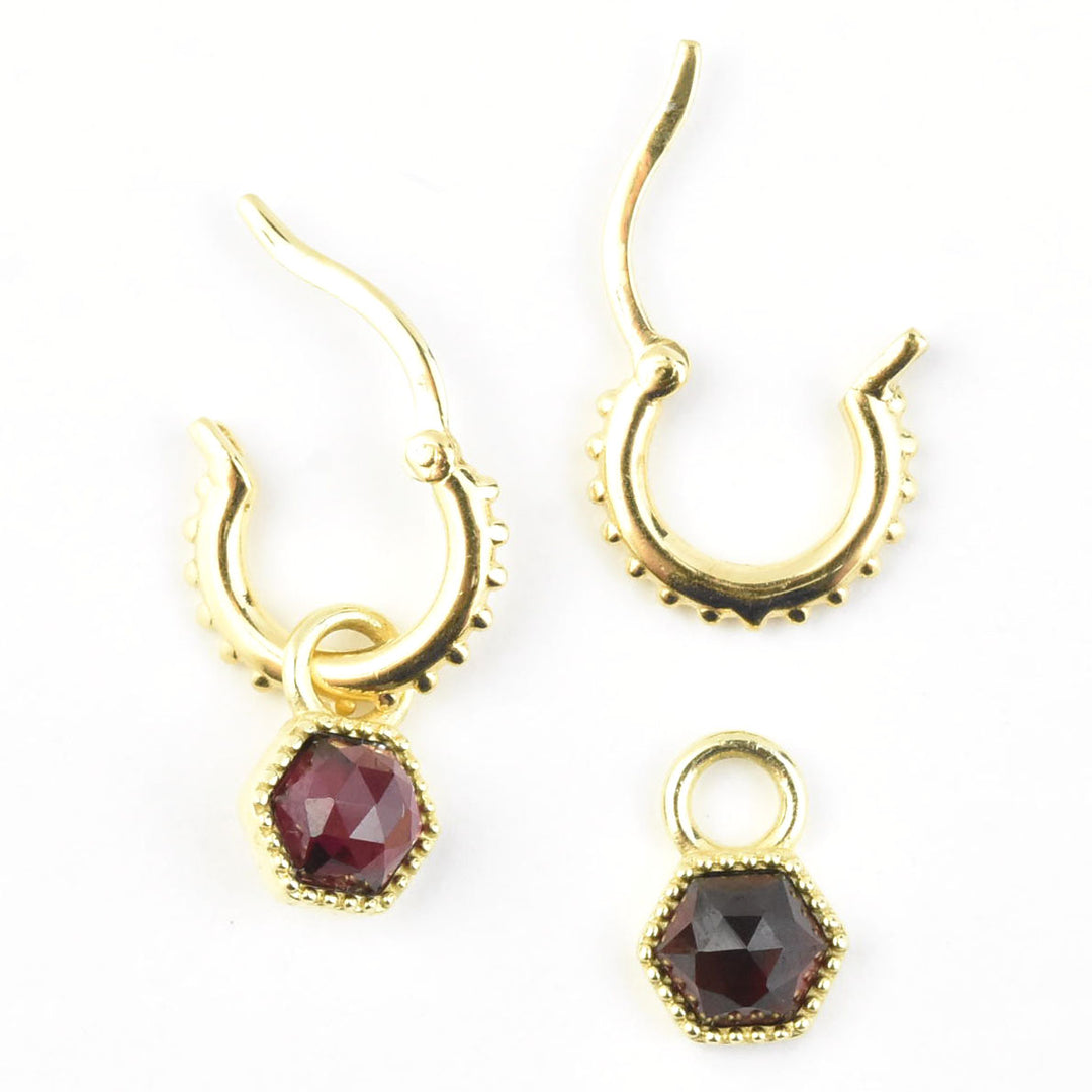 Capella Huggies & Charms - Goldmakers Fine Jewelry