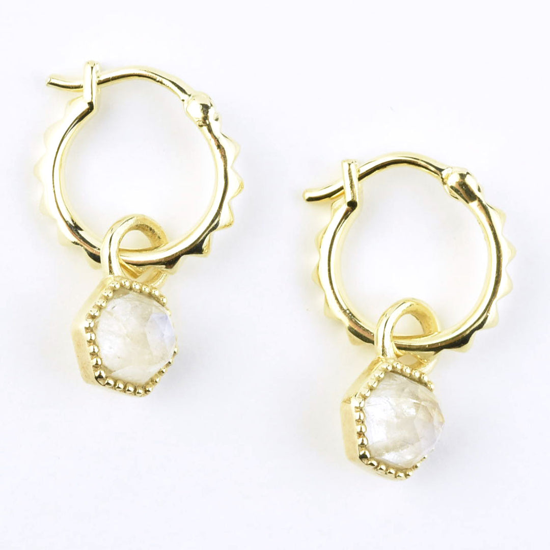 Capella Huggies & Charms - Goldmakers Fine Jewelry
