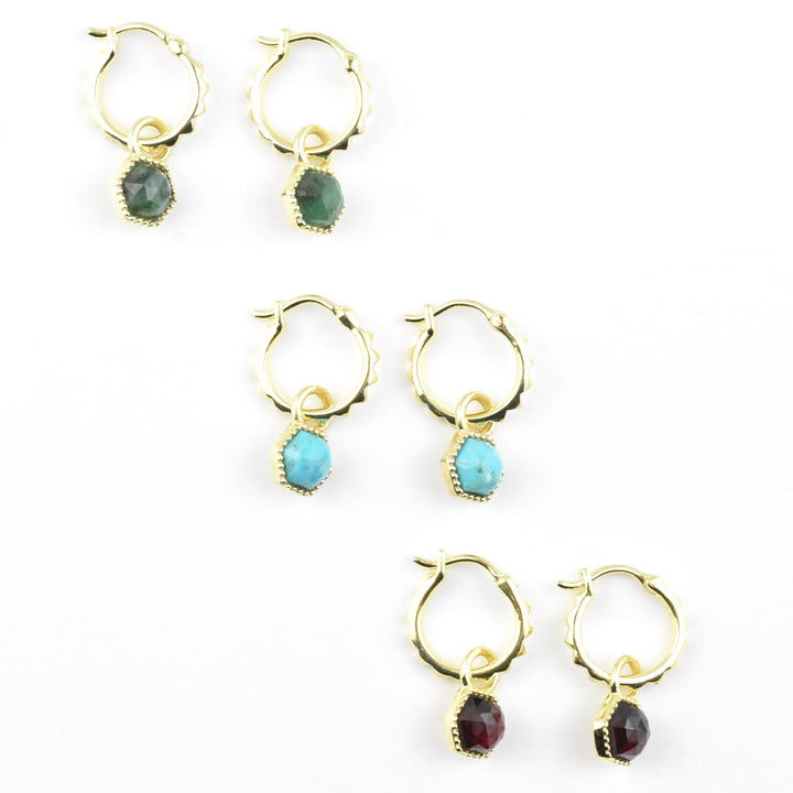 Capella Huggies & Charms - Goldmakers Fine Jewelry