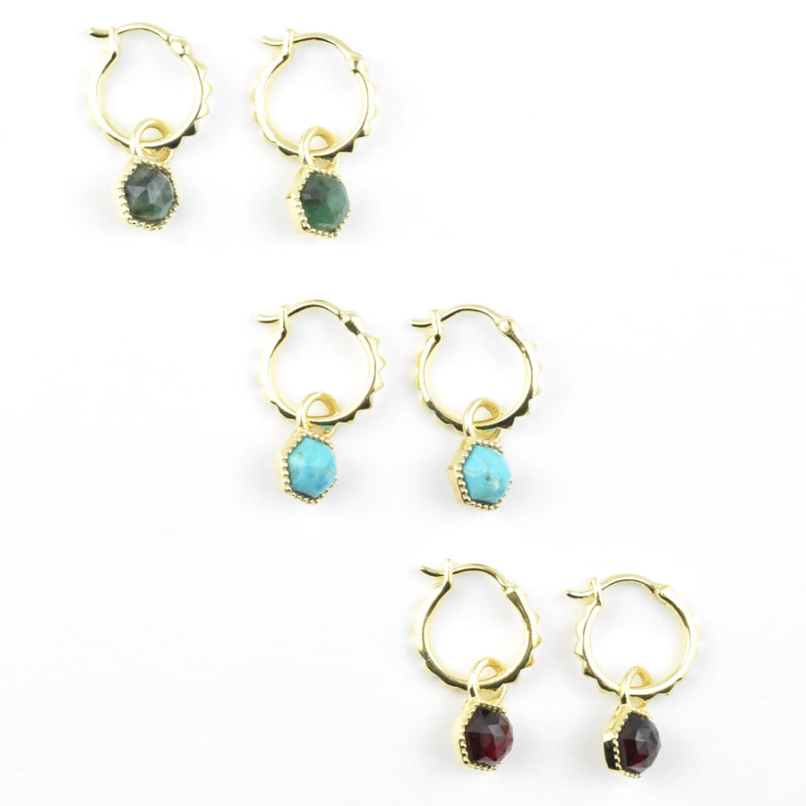 Capella Huggies & Charms - Goldmakers Fine Jewelry