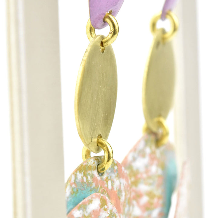 Caracolas Earrings in Rosestone - Goldmakers Fine Jewelry