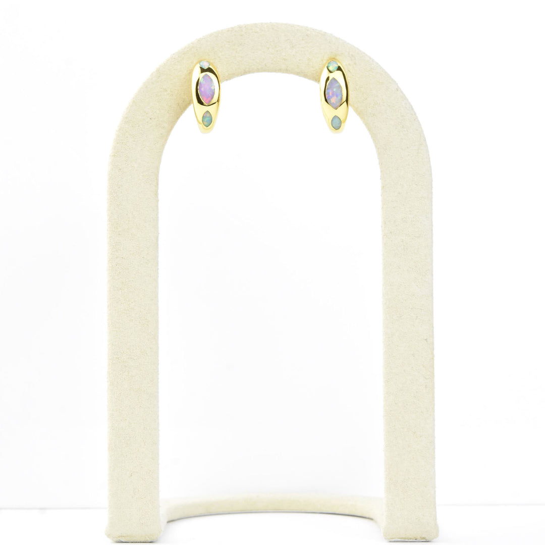 Caribbean Opal Hoops