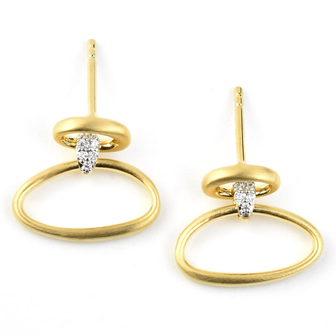 Celeste Droplet Earrings - Goldmakers Fine Jewelry
