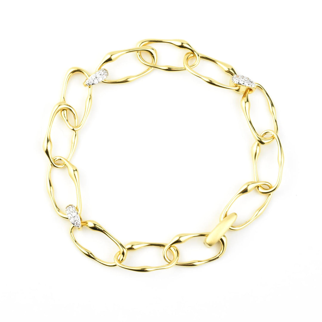 Celeste Link Bracelet - Goldmakers Fine Jewelry