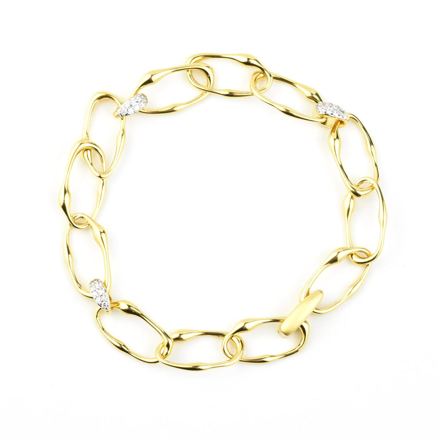 Celeste Link Bracelet - Goldmakers Fine Jewelry