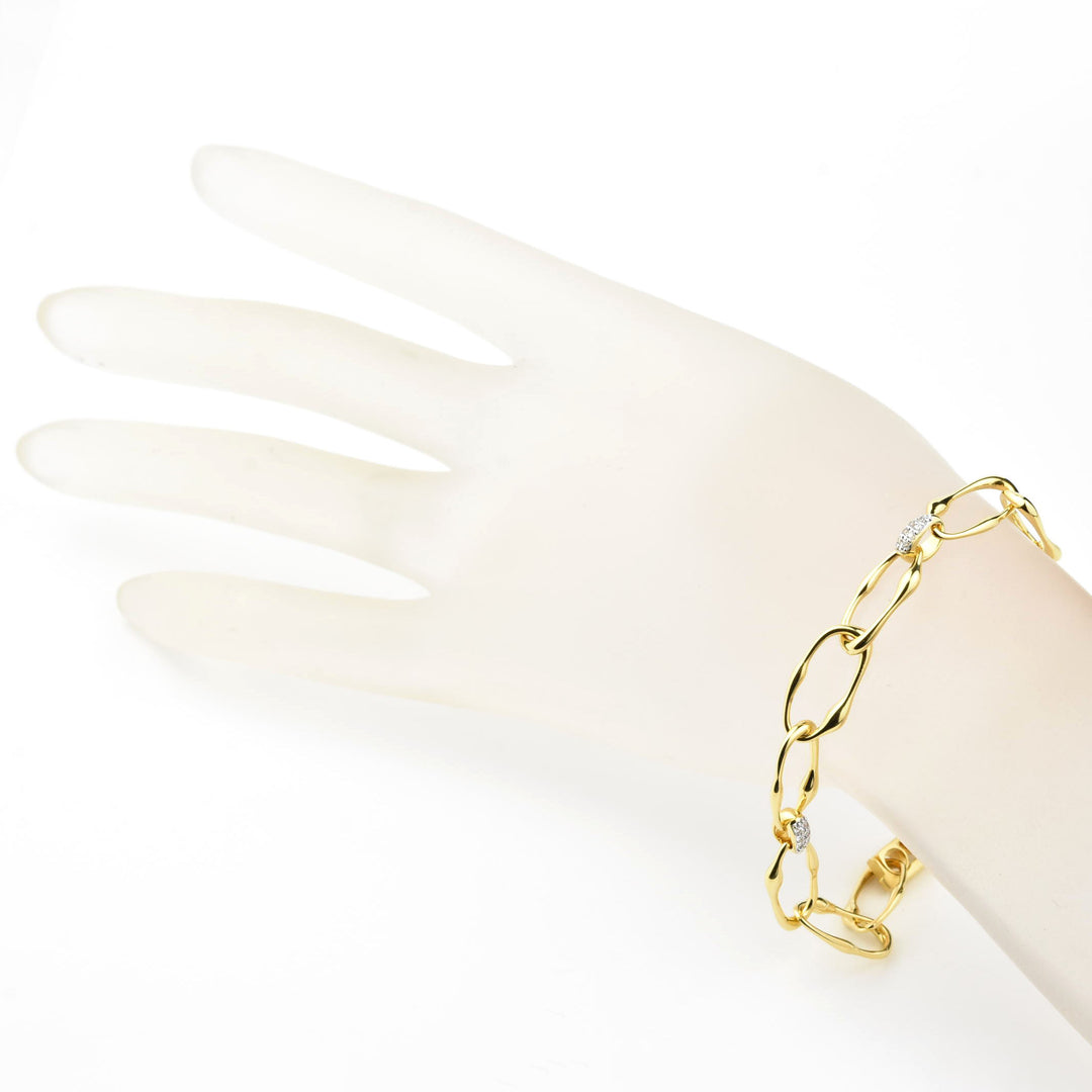Celeste Link Bracelet - Goldmakers Fine Jewelry