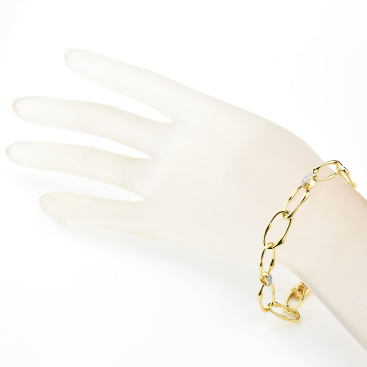 Celeste Link Bracelet - Goldmakers Fine Jewelry
