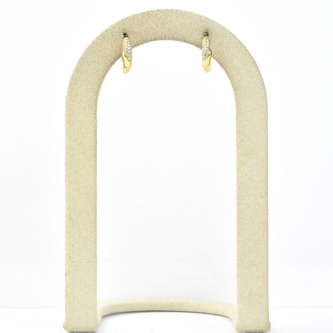 Charlotte Huggie Hoops - Goldmakers Fine Jewelry