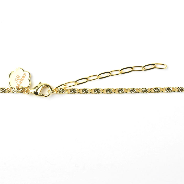 Charm Necklace, Jewel Tone Beads