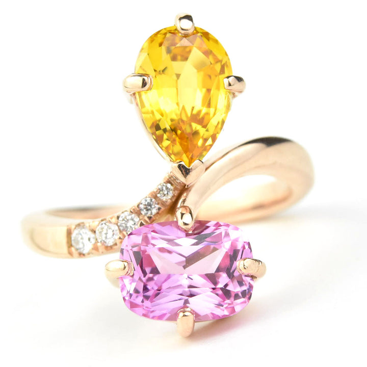 The Empress of Color Ring, 14k Rose Gold