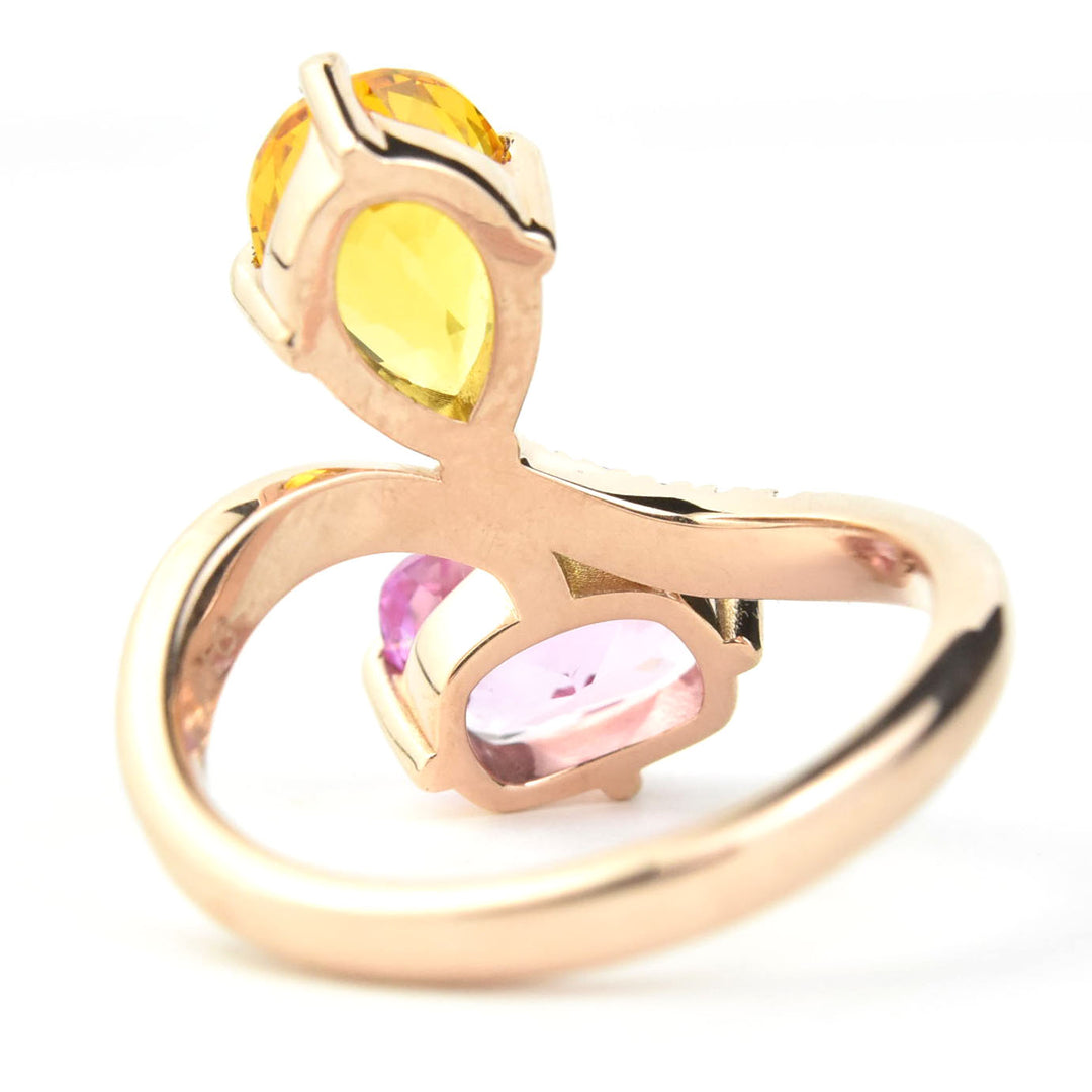 The Empress of Color Ring, 14k Rose Gold