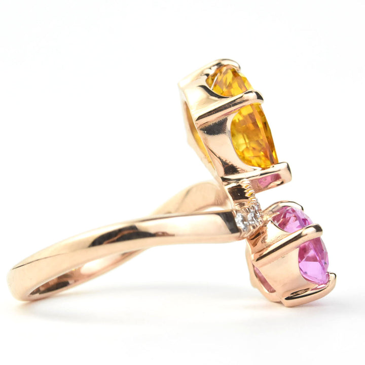 The Empress of Color Ring, 14k Rose Gold