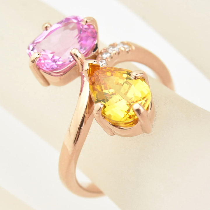 The Empress of Color Ring, 14k Rose Gold