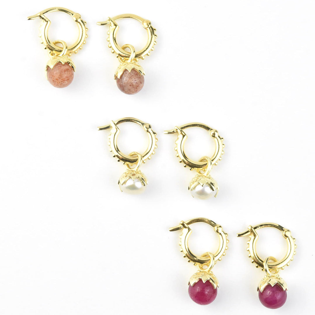 Cherub Huggies & Charms - Goldmakers Fine Jewelry