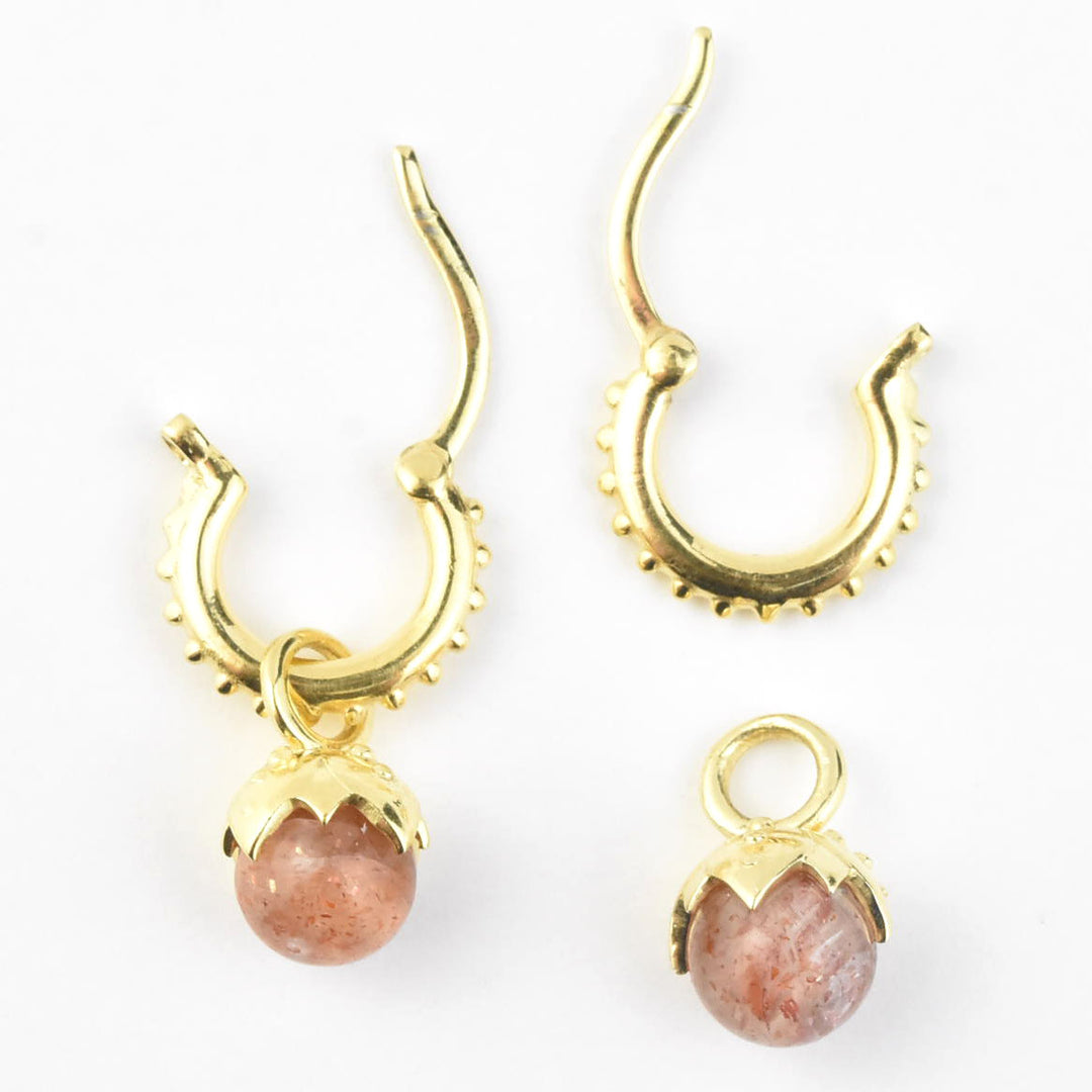 Cherub Huggies & Charms - Goldmakers Fine Jewelry